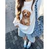 Leopard Print Canvas Bag Star Same Corduroy Printing Large Capacity Shoulder Bag Oblique Span Bag