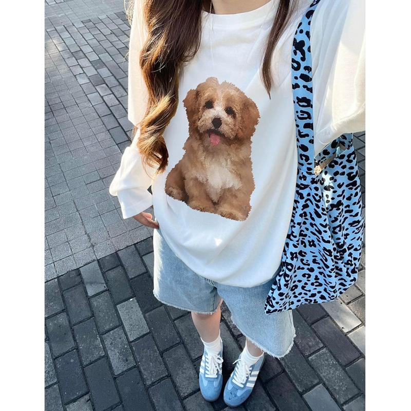 Leopard Print Canvas Bag Star Same Corduroy Printing Large Capacity Shoulder Bag Oblique Span Bag
