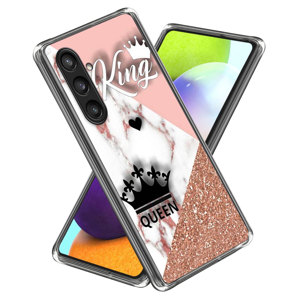 For Samsung Galaxy S24+ Shockproof Cover Soft TPU Pattern Printed Phone Case