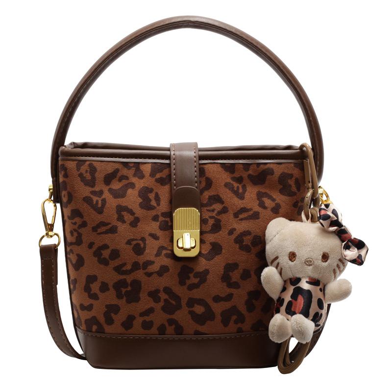 Women's 2025 High-End Commuting Crossbody Handbag - Small, Elegant Bucket Style