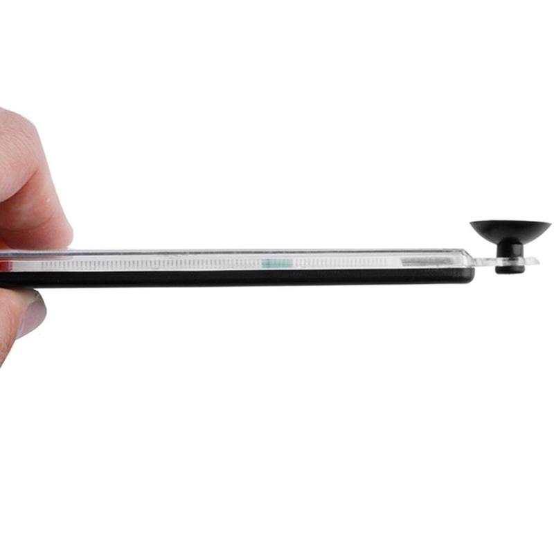 Aquarium Thermometer Wasserdicht Saugknopf Kollisionsschutz Wassertemperaturanzeige Mit Klarer Skala