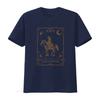 Halloween Cowgirl Tarot Card T Shirt Skeleton Horse Rodeo Design For Country Girls Vintage Fashion Stretched Casual