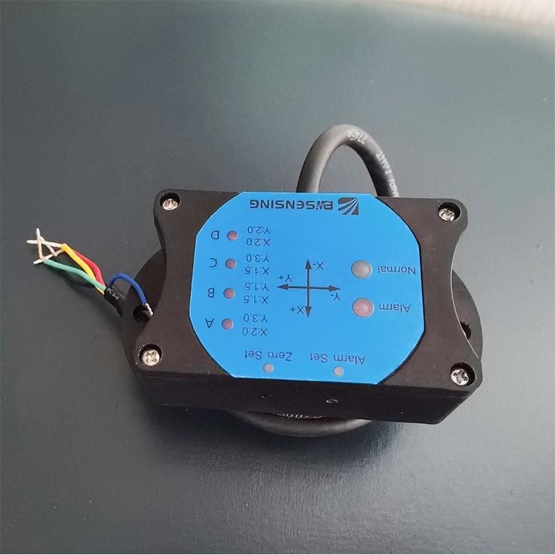 BIS341 Two-Axis Tilt Switch Inclinometer Alarm Angle Sensor 9-35V with Precision 0.1 Resolution 0.01-0.05 Output TTL / CAN