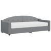 VidaXL Lit de jour avec matelas gris clair 80x200 cm tissu 3197507