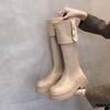Women's Chunky-Heeled Over-the-Knee Thick-Soled Boots for Autumn/Winter 2025