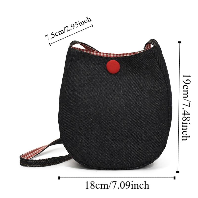 Cute Crossbody Phone Pouch Plaid Grid Shoulder Bag Casual Small Square Bag Travel