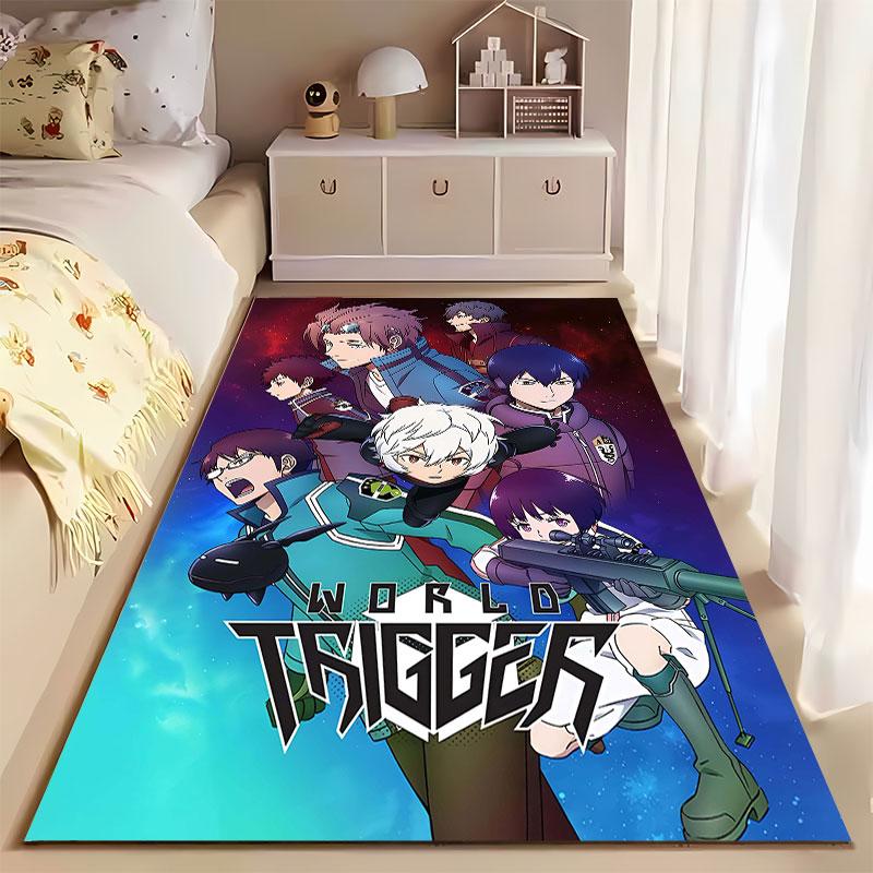 World Trigger Anime Design suitable as a non-slip mat for the living room or bedroom sofa