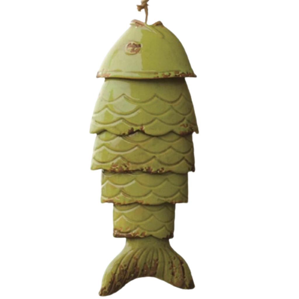 Colored Koi Fish Wind Chime Durable & Not Easy To Break And Fade Wind Chime Gifts for Mom Women Holiday