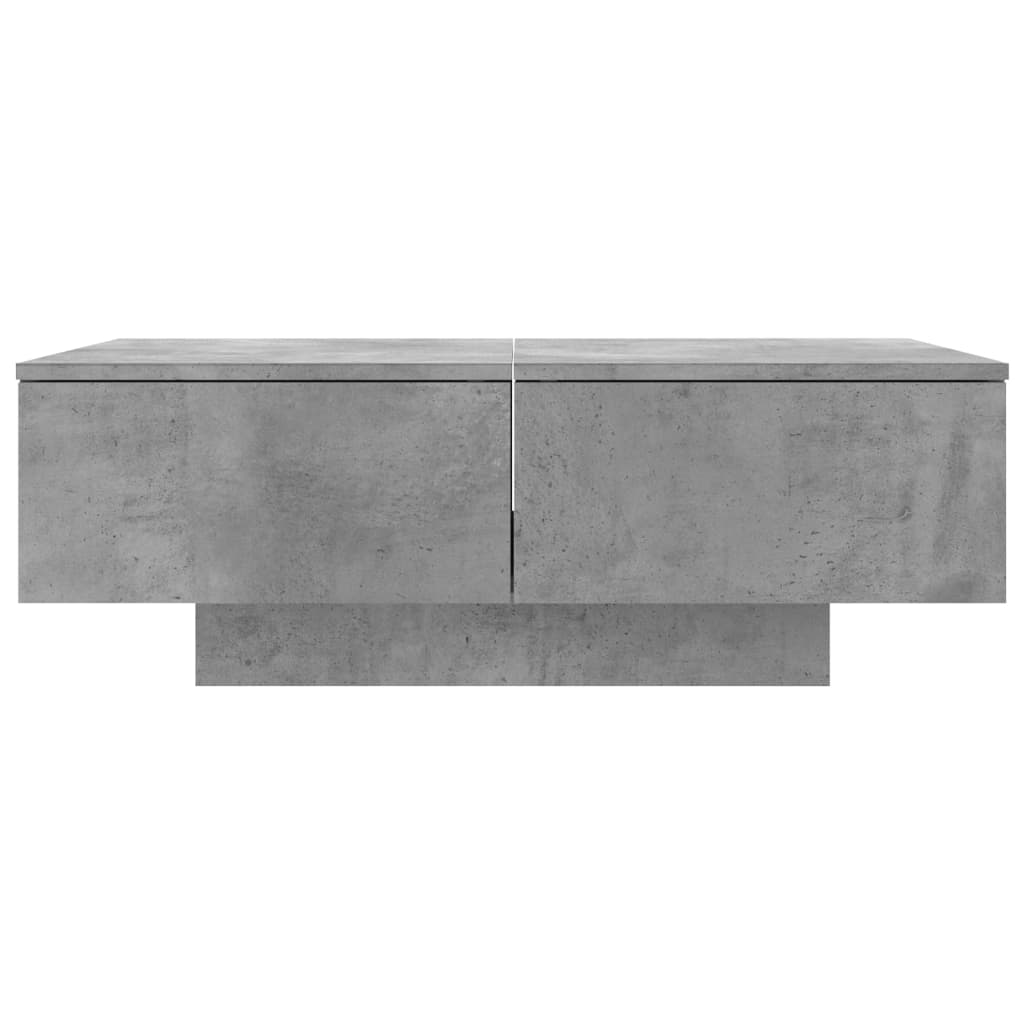 Vidaxl Salontafel, Beton Grijs, 90X60X31 Cm