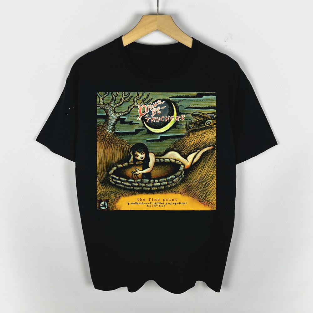 Drive-By Truckers The Fine Print ablum T-shirt S to 5XL NE640 Unisex T-Shirt L