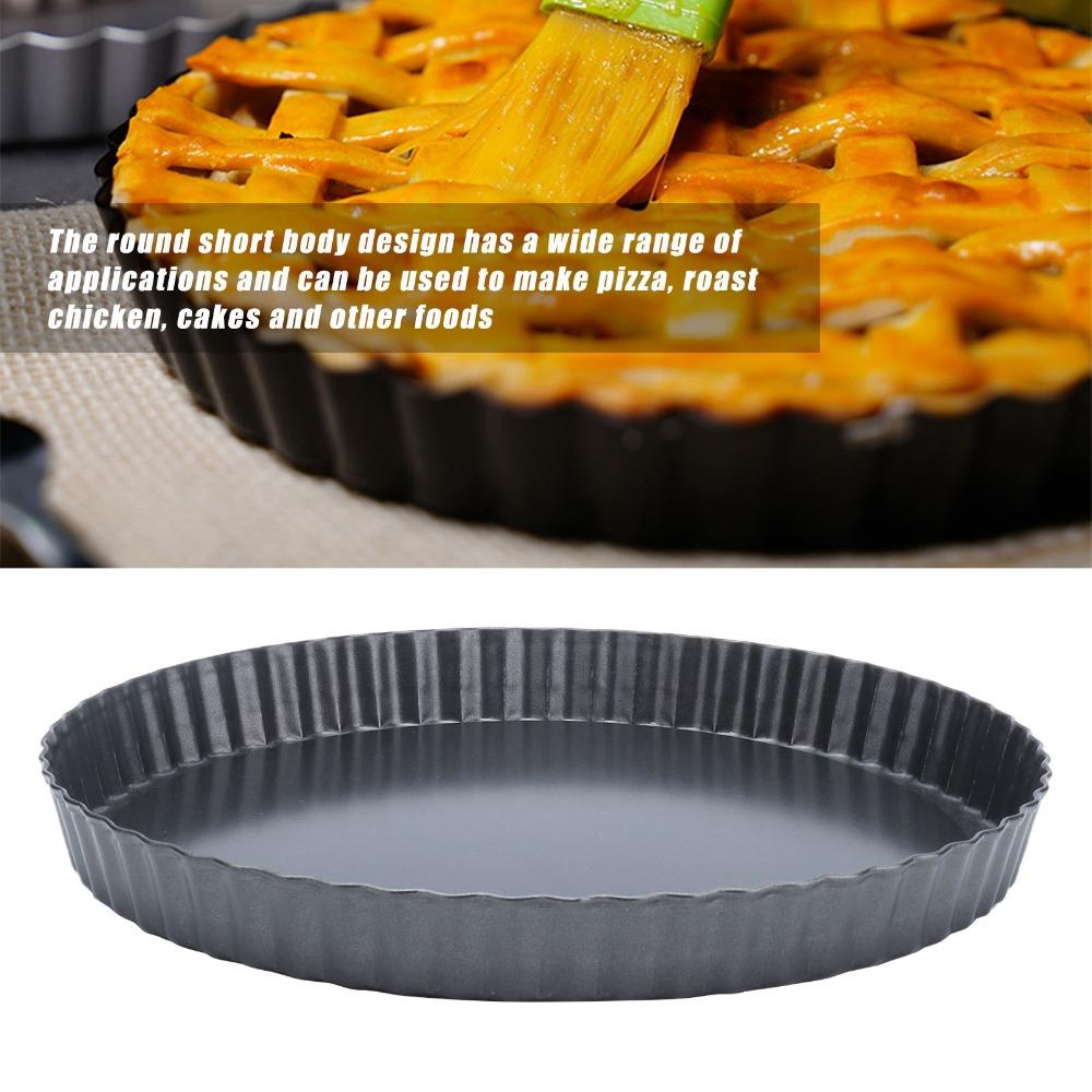 Removable Bottom Carbon Steel Bakeware Carbon Steel Nonstick Bakeware Pizza Tart Quiche Pie