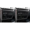 2Pcs Carbon Fiber Interior Power Outlet Cover Trim For Toyota Sienna 2015-