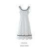 Kaslead New Arrival Women's Clothing Fashion Style Fashion Casual Minimalist Cotton Linen Long Patchwork Dress