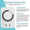 12Hour Cyclic Timer Switches Kitchen Timer Outlet Universal Timing Socket Mechanical Timer US Plug Timing Socket