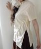 KOOLKITTEN Ruched Drawstring T-Shirt