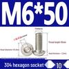 ISO7380 Stainless Steel Hex Drive Dome Head Screws - M2 to M16