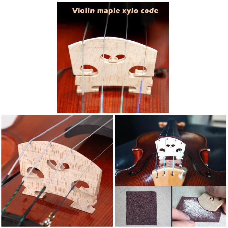Buy 4Pcs Musical for Maple Bridges Handmade Violin 1/4-4/4 Instrument ...