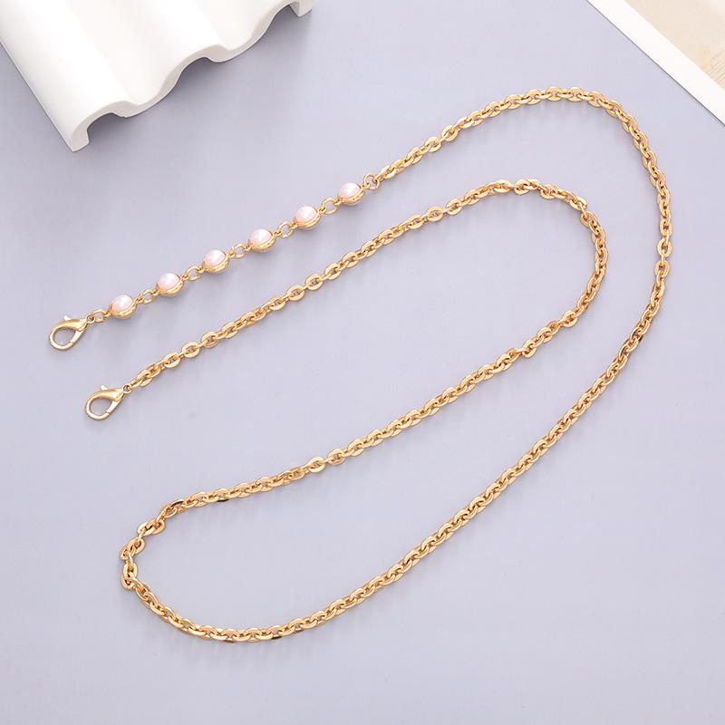 Yi Lian Acrylic Beaded Phone Chain: Pearl Crossbody Strap Charm for Women