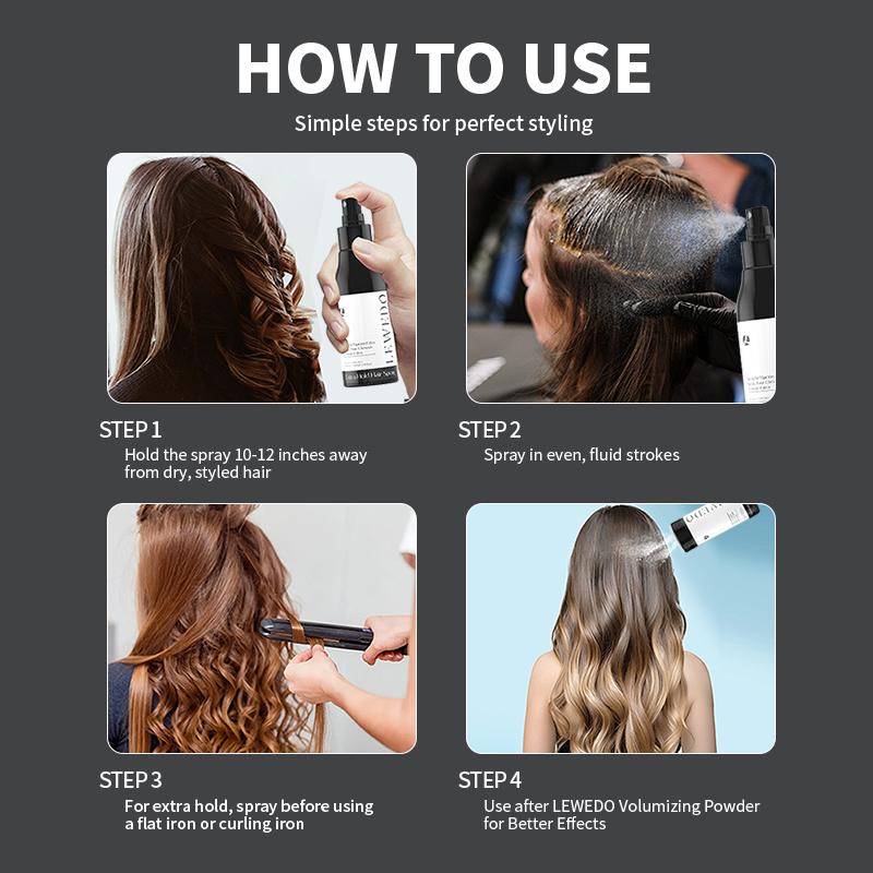 Hair Fiber Styling Hair Holding Spray Hair Styling Spray Daily Use Intense Texturizing Powder Iightweight Matte Setting Powder Men & Women