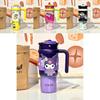 Crayon Shinchan Cartoon Style Reusable Thermos With Handle For Kids And Teens