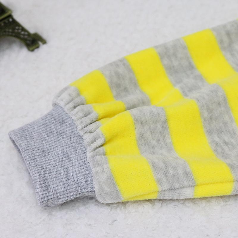 Kid Boy Dívčí Oblečení pro kojence Sametové Zimní Jarní Kalhoty Pruhované Dětské oblečení pro novorozence