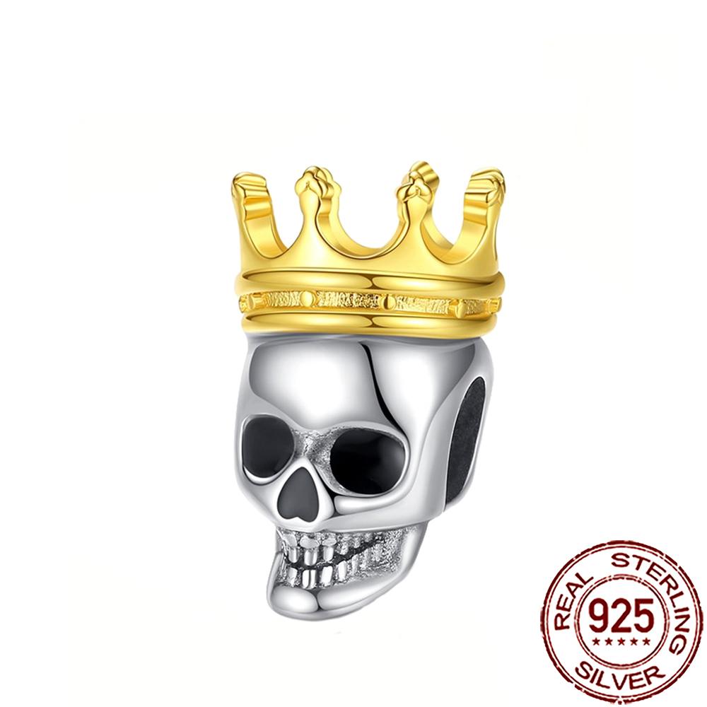 Gothic Charms Copper Halloween Nightmare Skull Skeleton Voodoo Doll Beads Fit Bracelet Necklace Diy Jewelry