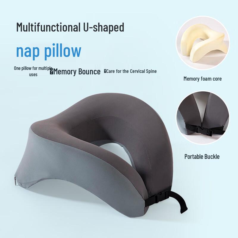 Multifunctional Memory Foam Neck Pillow