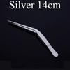Stainless Steel Kitchen & Bar Tweezer Food Tongs Kitchen Cooking Medical Tweezer Copper/Gold/Black Plated Bar Tool