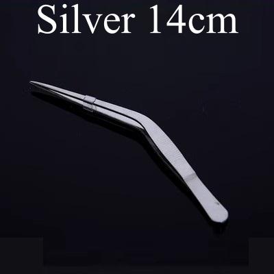 Stainless Steel Kitchen & Bar Tweezer Food Tongs Kitchen Cooking Medical Tweezer Copper/Gold/Black Plated Bar Tool