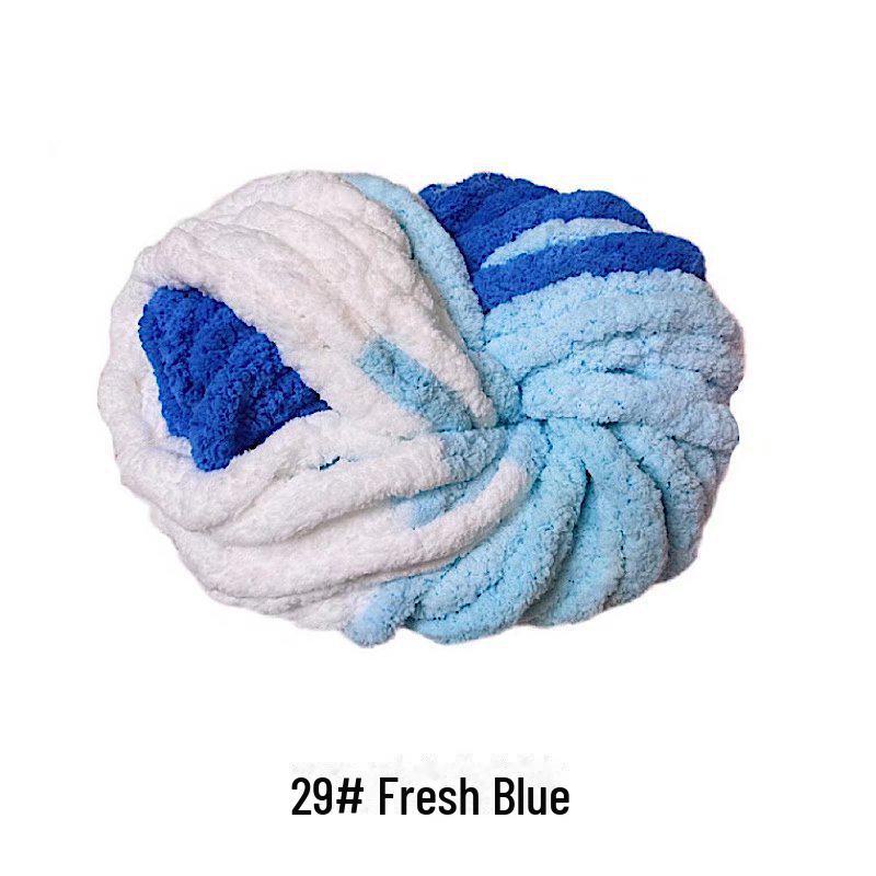 Isländische 2CM Extra Dicke Handgewebte Chenille Eisbar Decke