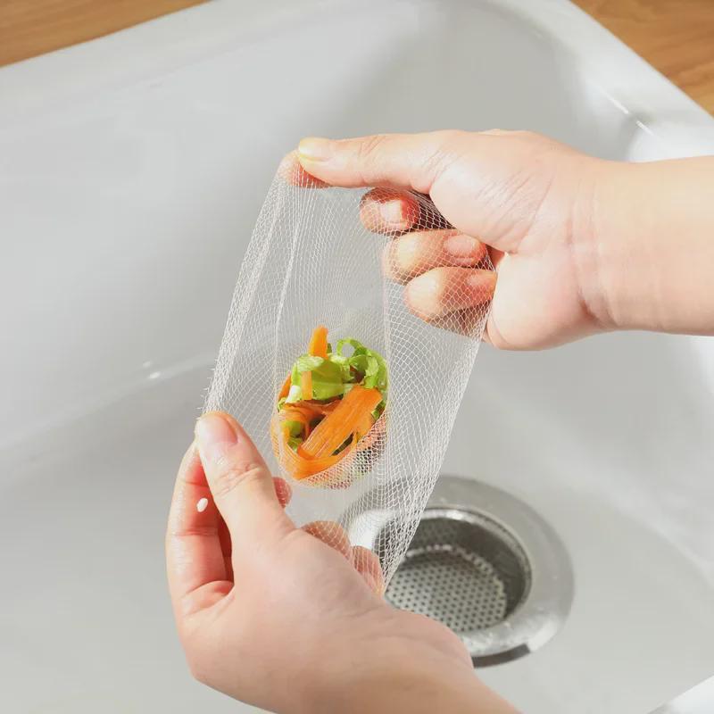 Disposable Sink Drain Filter Bag for Kitchen Anti-Blocking