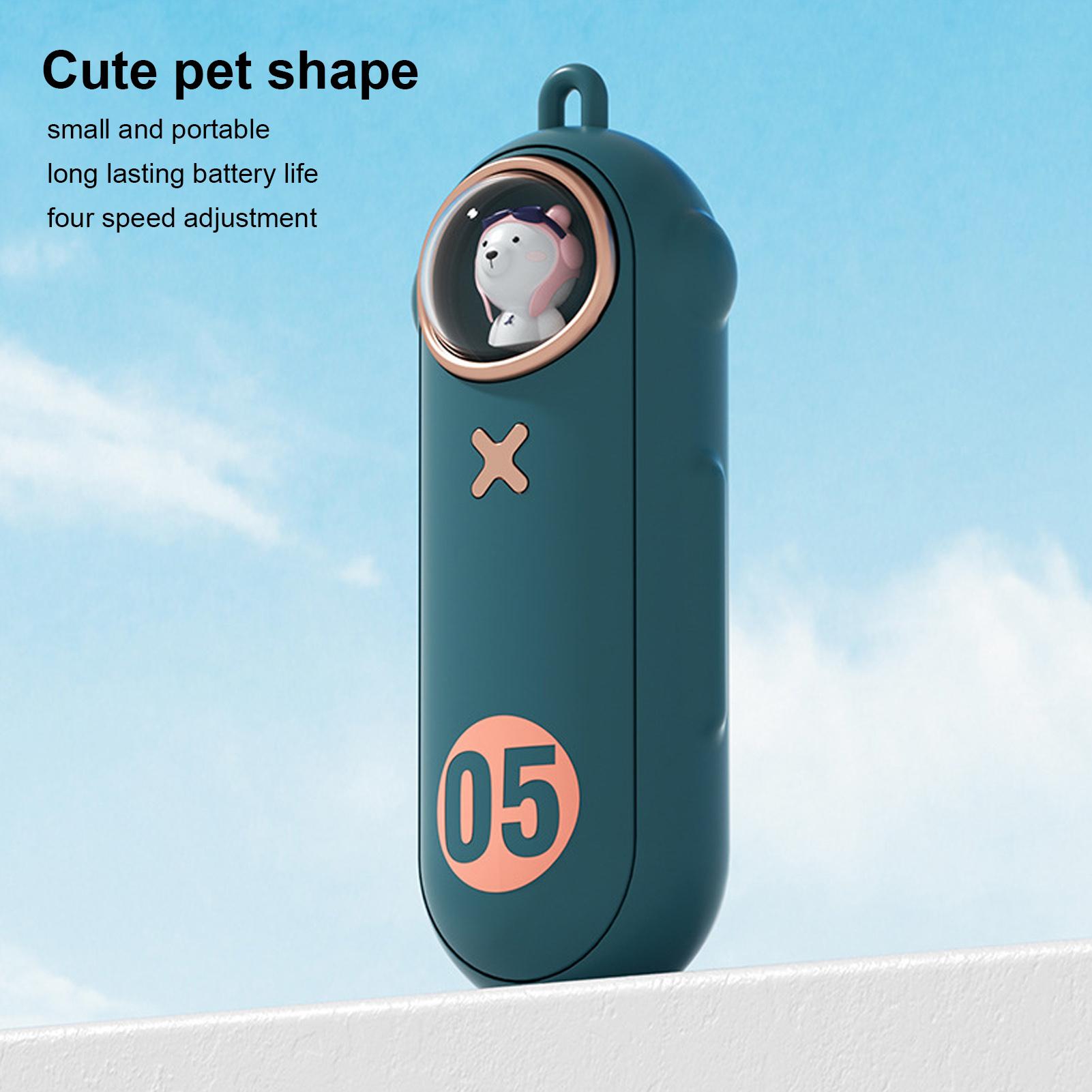 

5000 MAh Hand Warmer ABS 4 Gears with Charging Function Lanyard Space Capsule Shaped Power Bank for Winter