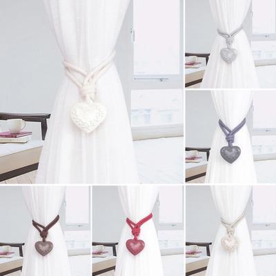 Creative Heart Window Curtain Tie Rope Tieback Holder Bedroom Home Decoration