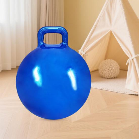 Kids Inflatable Ball Handle Horse Bouncing Toy 45cm Cartoon Bouncing Ball Beach Pool Toys Fun Stress Relief Gifts