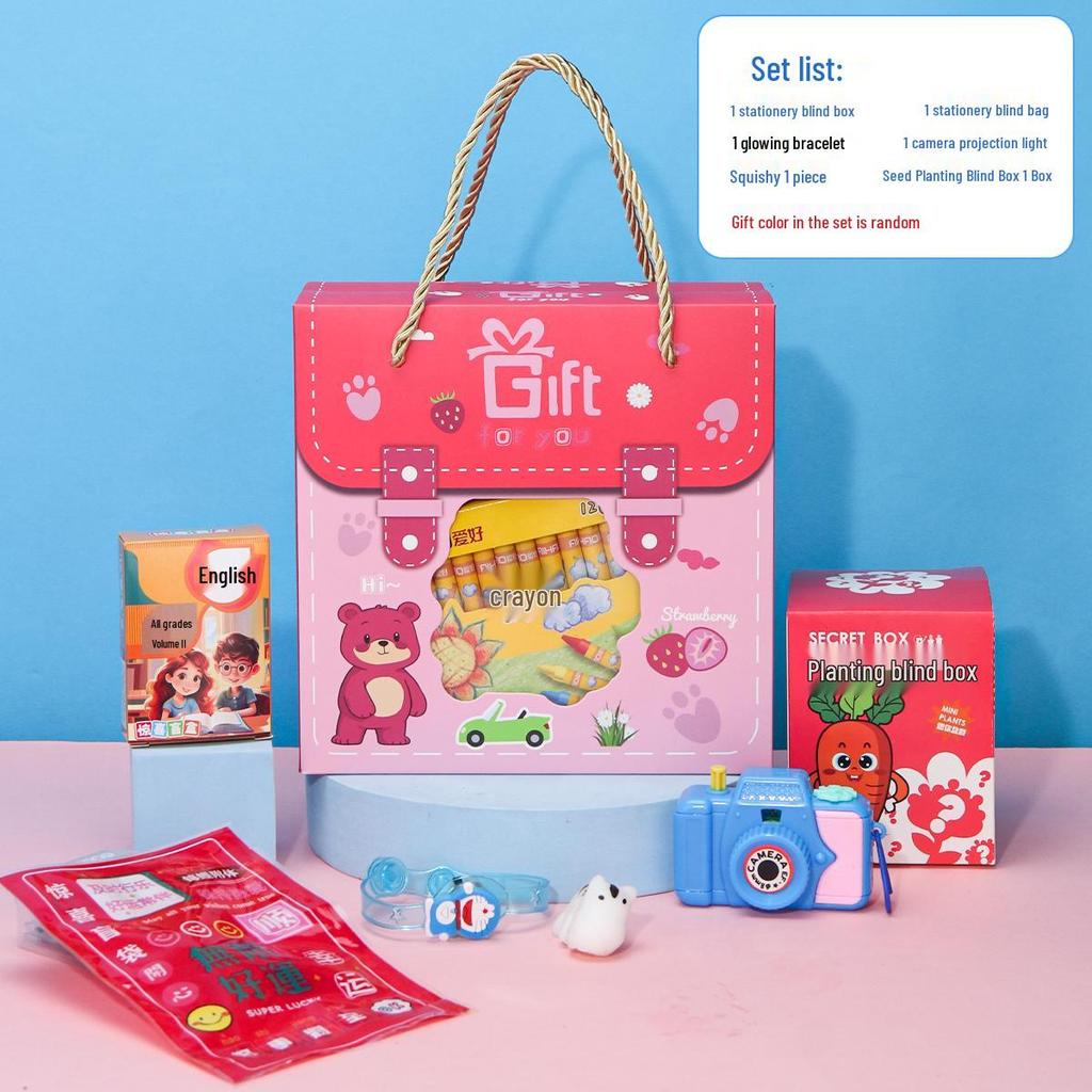 Back-to-School Gift Box: Ideal for Boys & Girls, Birthday Favors, Sharing Gifts, Rewards, Kindergarten & Primary School Students