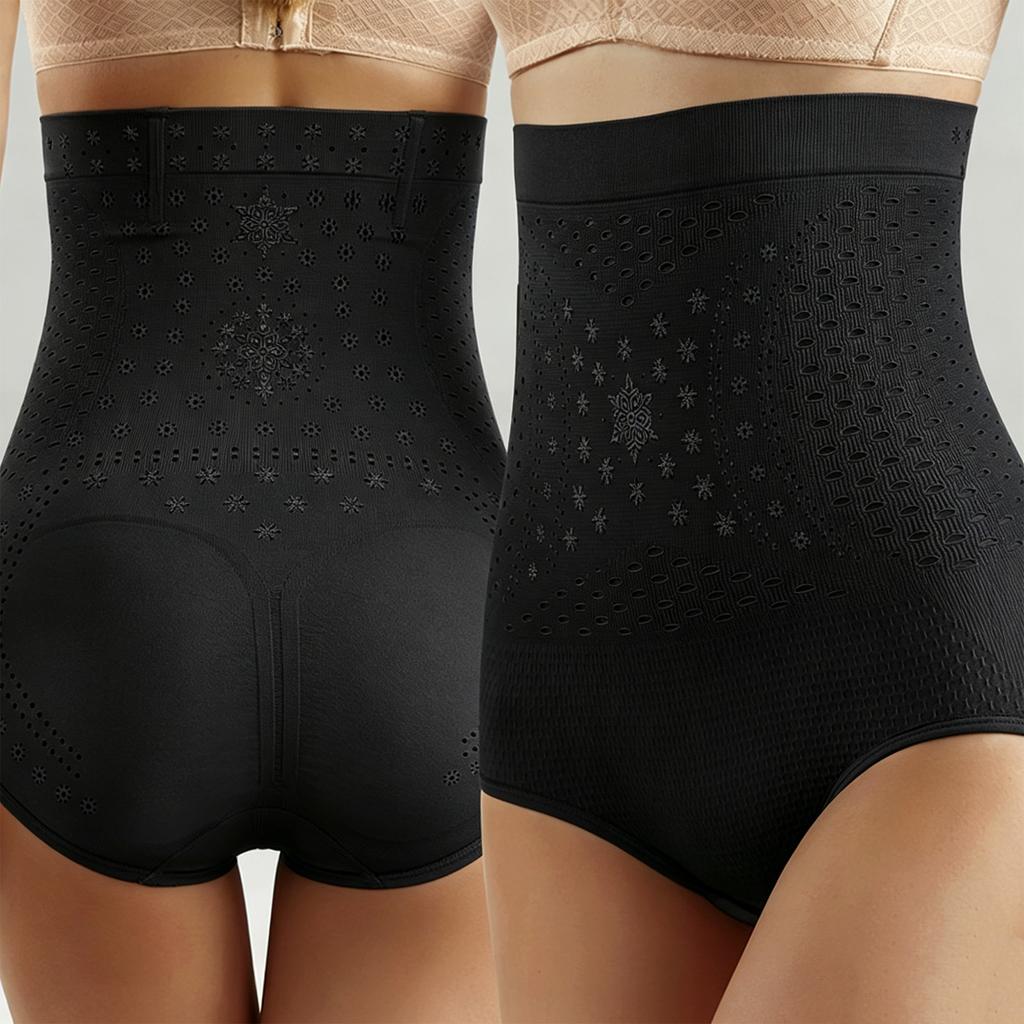 High Waist Shaping Panties for Women Seamless Tummy Control Butt Lifting Body Shaper Underwear Slimming Briefs with Breathable Design
