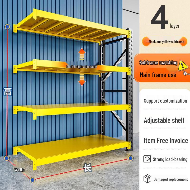 Heavy-Duty Multi-Layer Storage Racks for Commercial and Garage Use