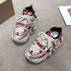 Retro red dad shoes women's autumn new thick-soled muffin versatile height-increasing sports and leisure shoes