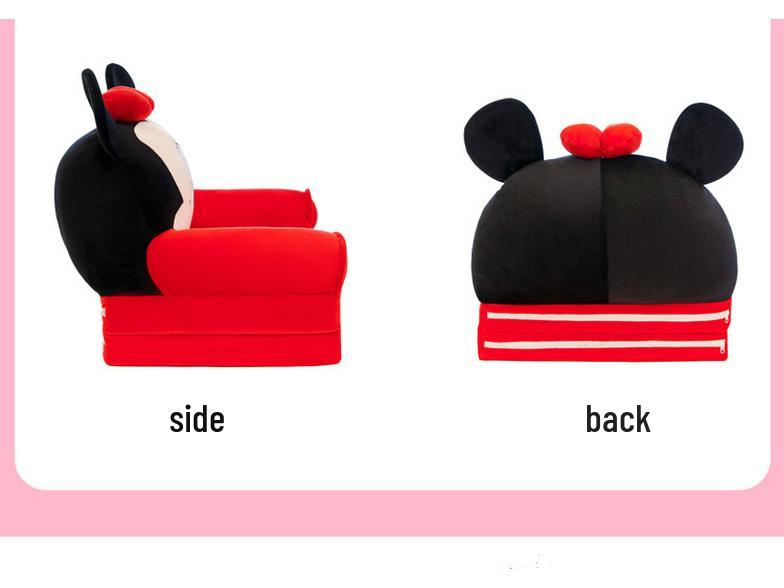 Cartoon Children's Multi-Layer Folding Plush Sofa Bed 