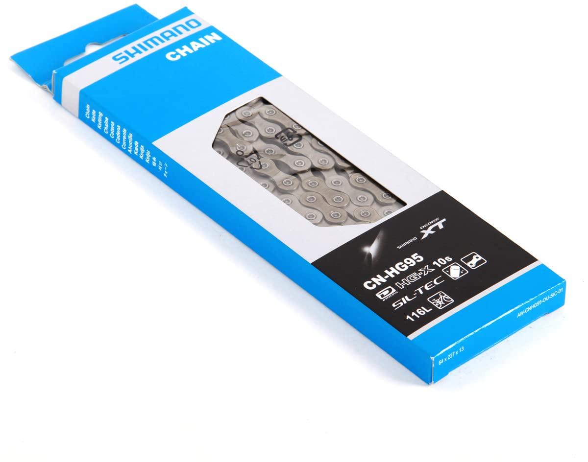 Велосипедная цепь Shimano CN-HG95 HG-X, 10-скоростная, 116 звеньев