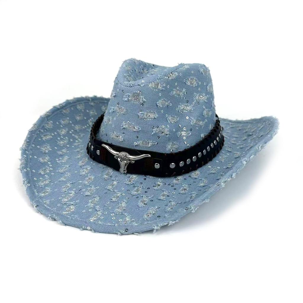 American Retro Old Western Cowboy Hat Can Be Worn In All Seasons Outdoor Travel Jazz Hat Men'S And Women'S Versatile Top Hat
