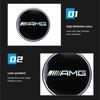 For A B C E G CLA W211 W203 W204 C260 E300L A200L GLC300 CLA AMG Series Car Cup Holder Mat Leather Water Coaster Decoration