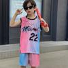 Číslo tepla. 22 Dětské basketbalové oblečení Oblečení na vystoupení do školky Soutěžní oblečení Set 3XS-2XL