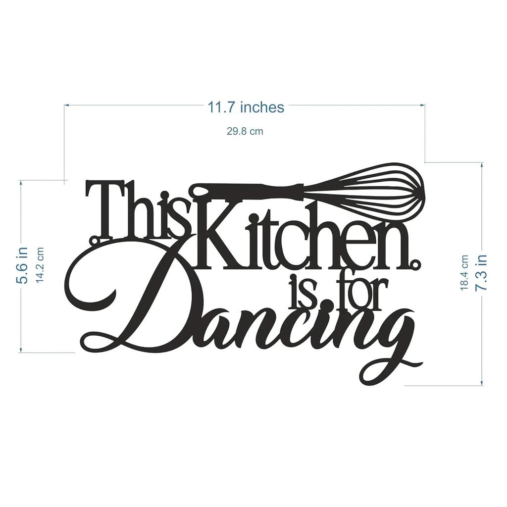 Black Metal Kitchen Sign: ‘Cooking with Love’ for Chic Décor.Elegant Black Metal Decor: ‘Cooking Love’ for Stylish Kitchens.