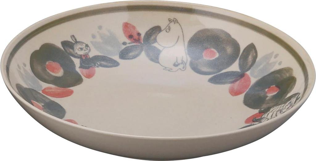 MOOMIN PeriA Approximately 21cm Diameter x 4cm Microwave and Dishwasher Made in Pasta/Curry Plate, Depth, Safe, Green, Japan, MM7703-355