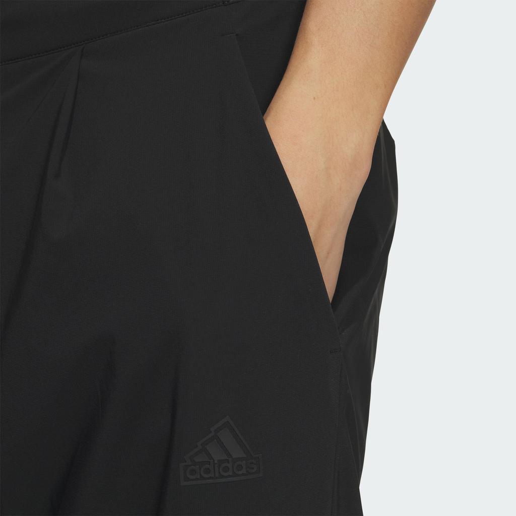 Adidas Solid Color Zip-Up Quick-Dry Slim Fit Sports Capri Pants Men Bottoms Black JD5231