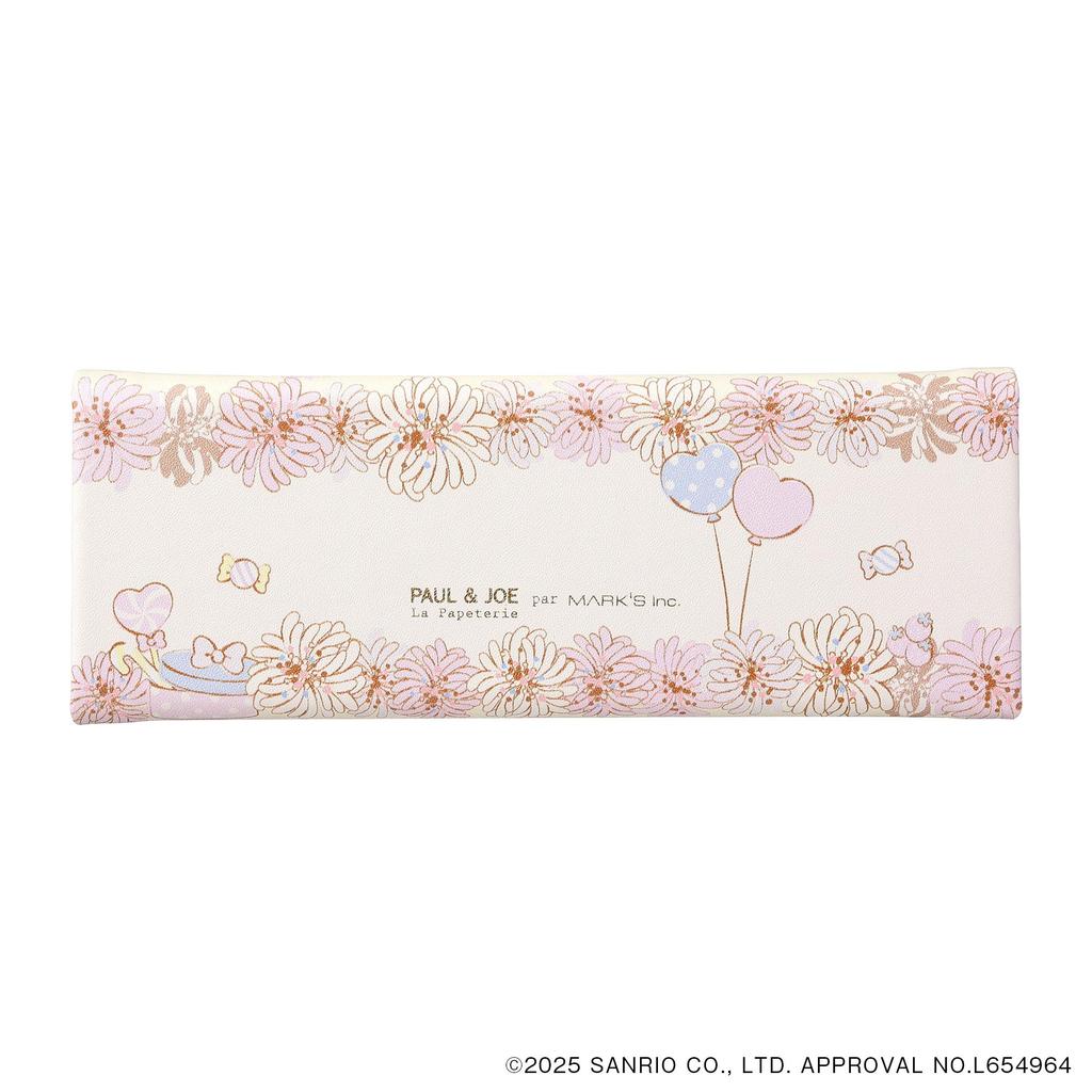 Marks Slim Glasses Case, Paul & Joe X My Melody, White, PAJ-GS15-WH