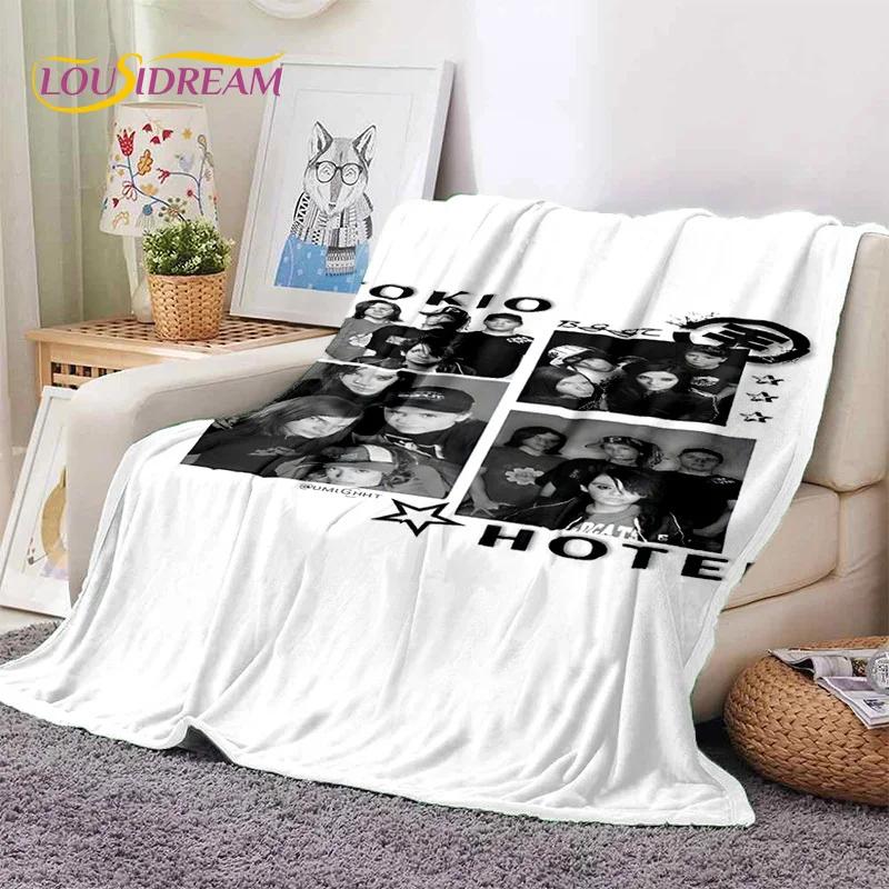 Rock Band Tokio Hotel Bill Kaulitz Soft Flannel Blanket for Bed Bedroom Sofa Picnic,Throw Blanket for Cover Outdoor Leisure Gift