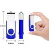 Multi-Capacity Swivel Clip USB Flash Drive with Metal Shell