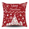 Soft Velvet Christmas Pillow Cover Set 4pcs 45x45cm Holiday Decor Sofa Bed Living Room Modern Home